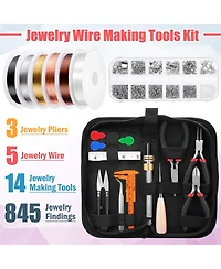 Gnuadz Wire Wrapping Jewelry Making Repair Beading Kit Tools Pliers Findings Ring