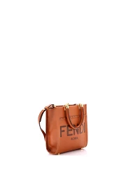 Pre-Owned Fendi Mini Sunshine Shopper Tote Leather