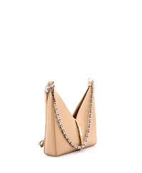 Pre-Owned Givenchy Small Cut Out Shoulder Bag Leather