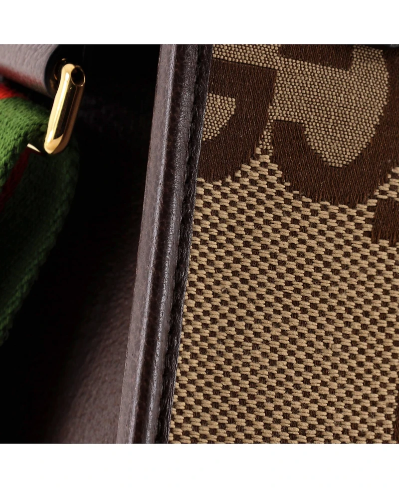 Pre-Owned Gucci Mini Vertical Tote Jumbo Gg Canvas