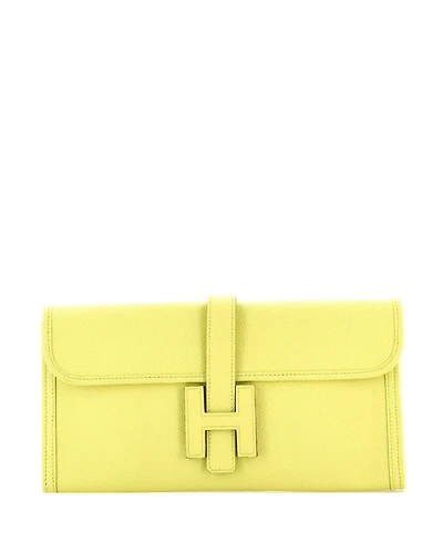 Pre-Owned HERMES Pm Jige Clutch Epsom