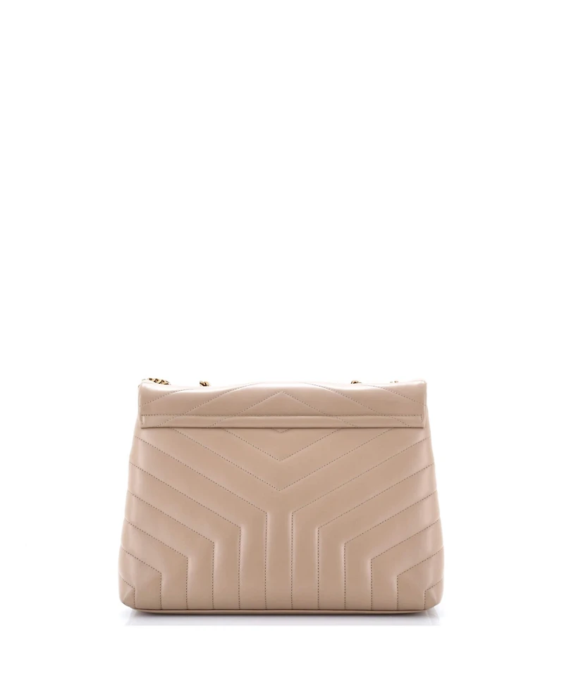 Pre-Owned Saint Laurent Medium Loulou Shoulder Bag Matelasse Chevron Leather