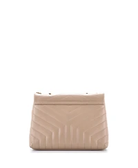 Pre-Owned Saint Laurent Medium Loulou Shoulder Bag Matelasse Chevron Leather