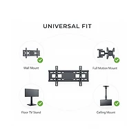 Ic Iclover Outdoor Tv Cover for 52-55" TVs, 600D Waterproof Weatherproof Protector with Zipper and Remote Pocket, American Flag