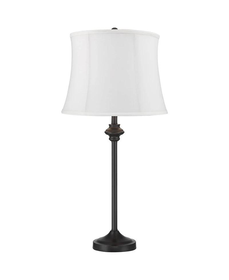 360 Lighting Lynn Modern Industrial Buffet Table Lamps 26" High Set of 2 Metal Softback Drum Shade for Bedroom Living Room Bedside Family