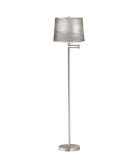 360 Lighting Druckman 60 1/2"H Swing Arm Floor Lamp