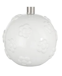 360 Lighting Arianna 16" High Flower Ceramic Accent Table Lamp