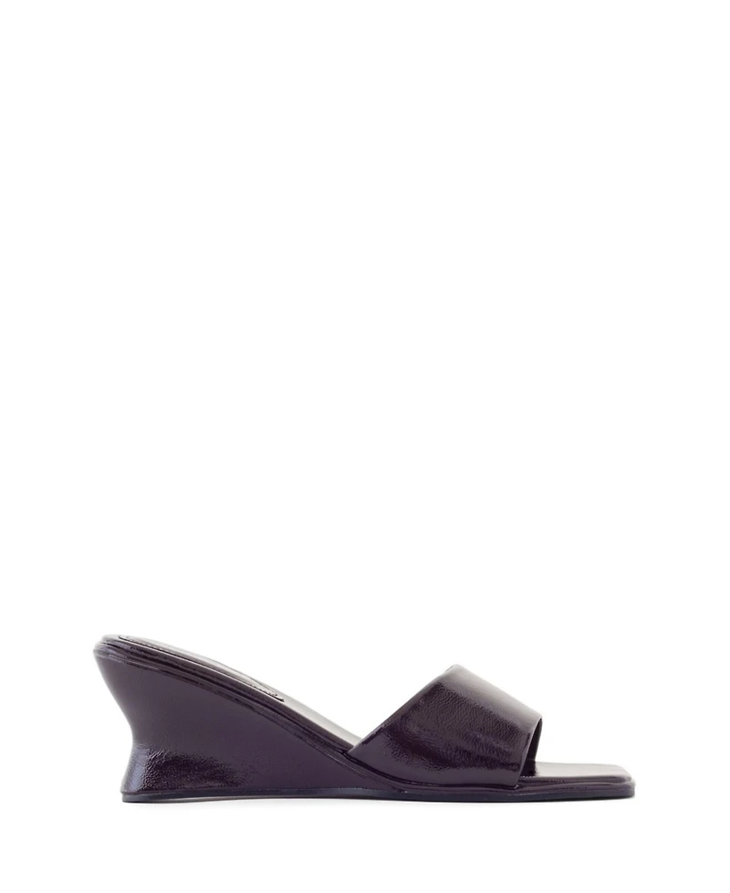 Therapy Australia Women's Lafayette Square-Toe Wedge Slide Sandal