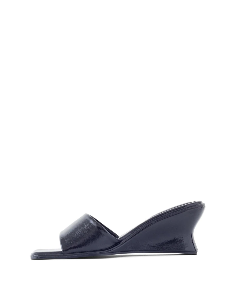 Therapy Australia Women's Lafayette Square-Toe Wedge Slide Sandal