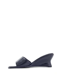Therapy Australia Women's Lafayette Square-Toe Wedge Slide Sandal