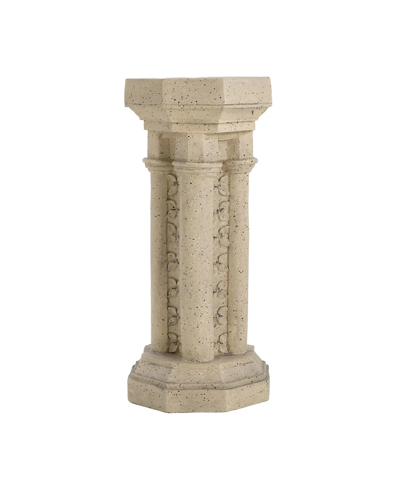 Streamdale Furniture Pedestal Column Plant Stand, 23.25 Inch, Indoor and Outdoor