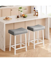 gaomon Dining Chair Counter Height Bar Stools Set of 2 24 Inch Barstools for Kitchen Dining Room