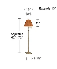 360 Lighting Westbury Modern 70" Tall Standing Floor Lamp