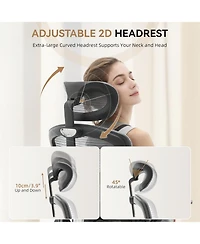 gaomon Office Chair Ergonomic Desk Chair,Home Mesh Office Desk Chair with Wheels,High-Back Computer Gaming Chair with Adjustable Headrest