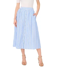 Vince Camuto Women's Pull-On Placket Maxi Skirt
