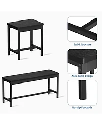 gaomon Extendable 6-8 Person 5-Piece Modern Dining Set