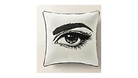 Z Gallerie Demure Embroidered Pillow