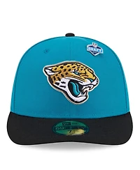 New Era Men's Teal/Black Jacksonville Jaguars 2026 Nfl Draft Pre-Curved 59FIFTY Fitted Hat