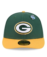 New Era Men's Green/Gold Green Bay Packers 2026 Nfl Draft Pre-Curved 59FIFTY Fitted Hat