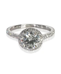 Pre-Owned Tiffany & Co 1.15 ct Round Brilliant Diamond Soleste Engagement Ring