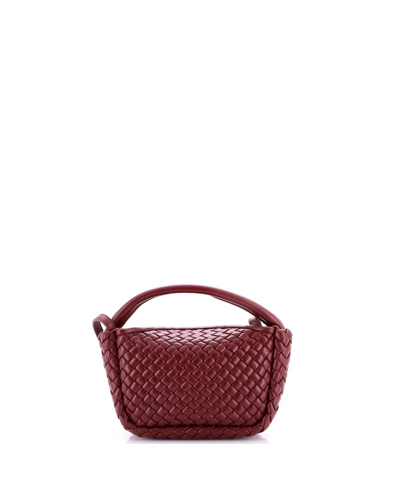 Pre-Owned Bottega Veneta Small Cobble Top Handle Bag Padded Intrecciato Leather