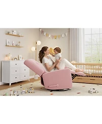 gaomon Swivel Rocker Recliner Chair with 360degree(s) Gliding Motion for Living Room, Bedroom, Office