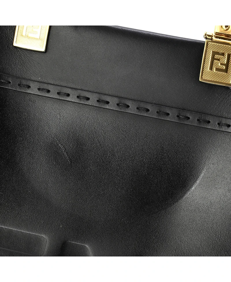 Pre-Owned Fendi Medium Sunshine Shopper Tote Leather