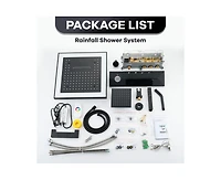 Casainc Rainfall Symphony 4-Function 12inch Dual Shower Head Pressure-Balanced Shower System with Bathtub Spout