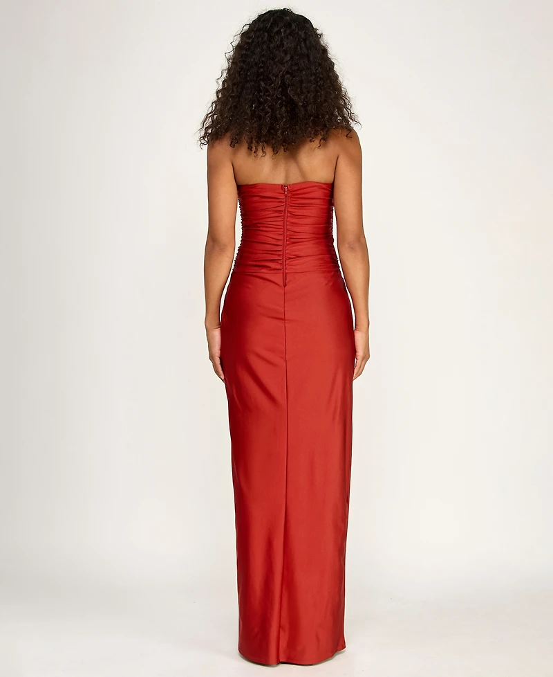 Seni & Cade Juniors' Sleeveless Strapless Dress
