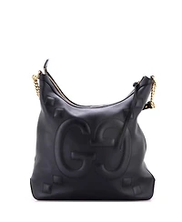 Pre-Owned Gucci Large Apollo Hobo Gg Embossed Calfskin