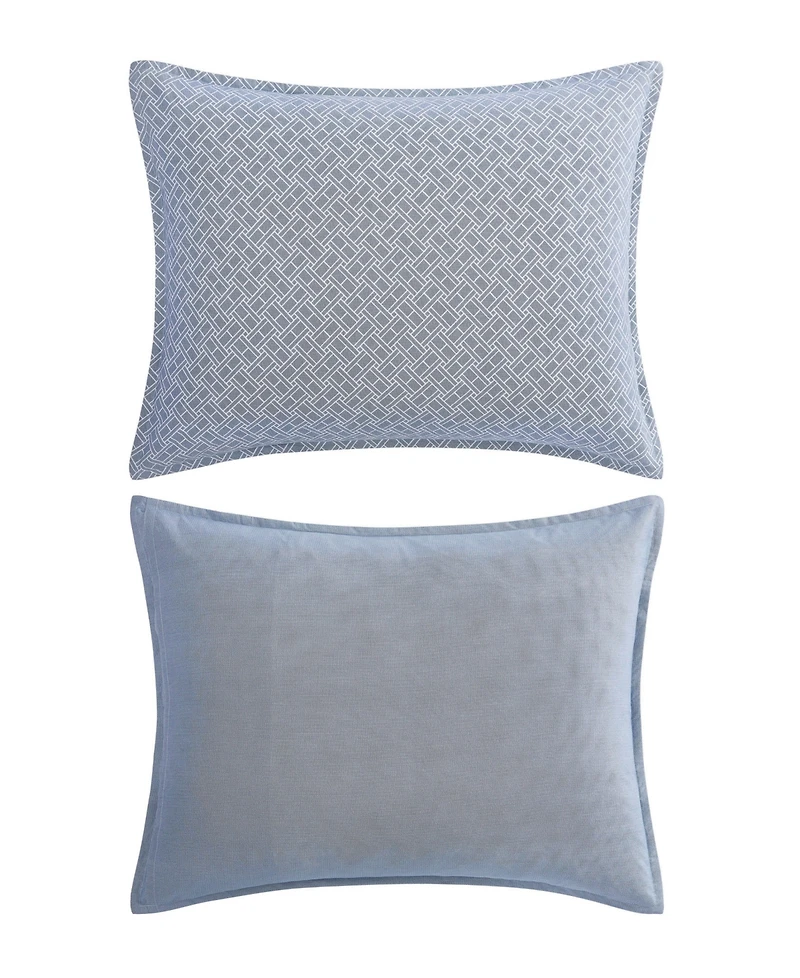 Tommy Hilfiger Trellis Flag Texture 2-Pc. Comforter Set, Twin