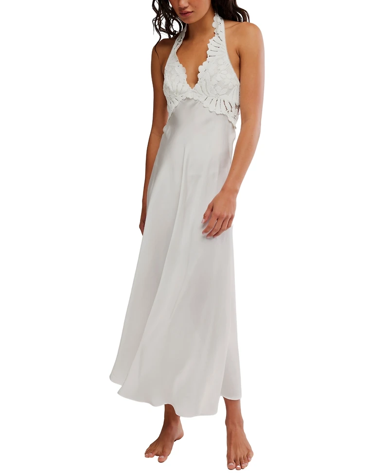 Free People Women's Petal Party V-Neck Midi Dress