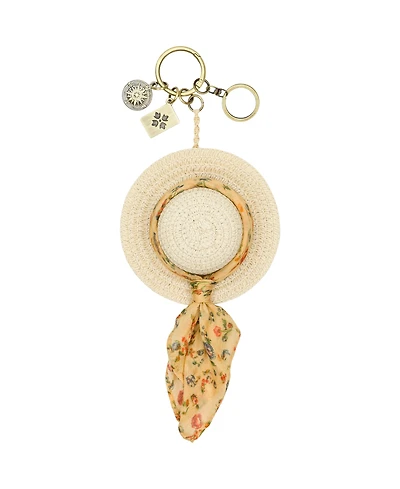 Patricia Nash Leather Sun Hat Mini Bag Charm