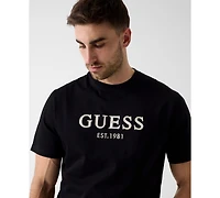 Guess Men's Short-Sleeve Guelogo Embroidered T-Shirt