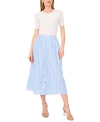 Vince Camuto Women's Pull-On Placket Maxi Skirt