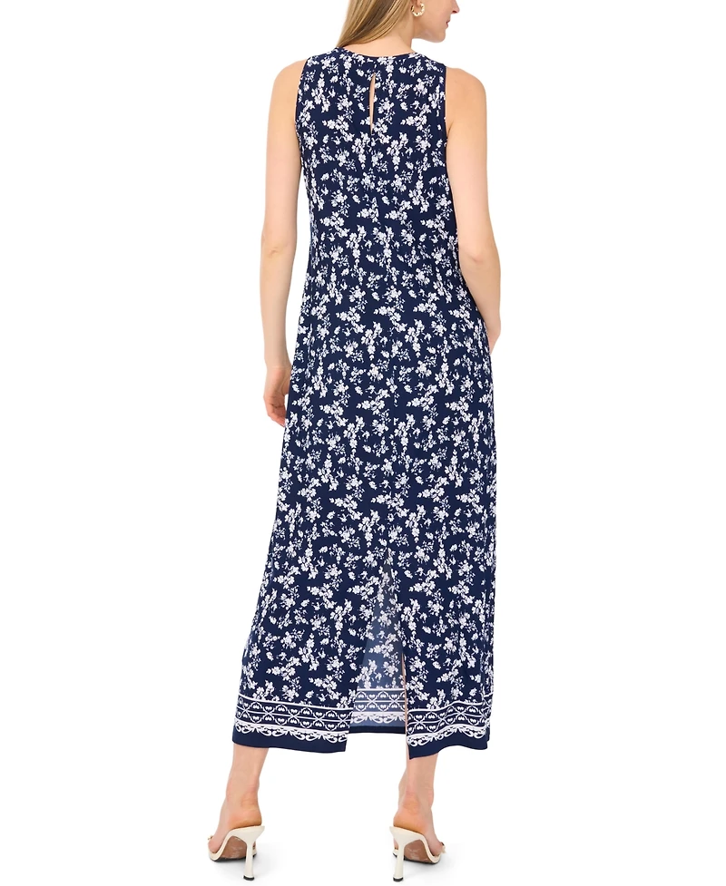 Vince Camuto Women's Sleeveless Crewneck Maxi Dress