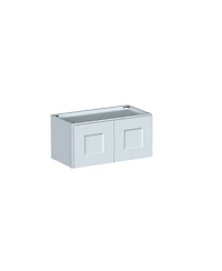 Boyel Living W24" Dove Short Wall Cabinet with Full Overlay Hdf Door for Custom Kitchen or Bathroom