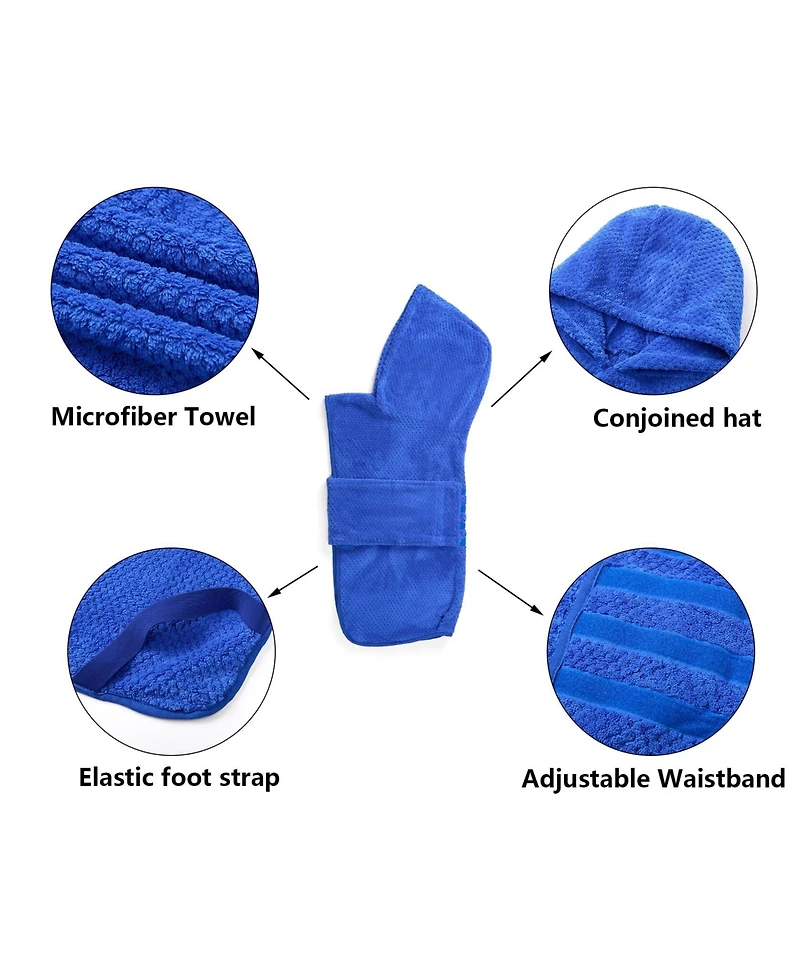 Aronkl Microfiber Super Absorbent Dog Drying Coat