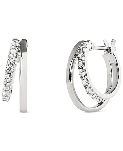 Ana Luisa Toda Silver Double Hoop Earrings