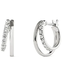 Ana Luisa Toda Silver Double Hoop Earrings