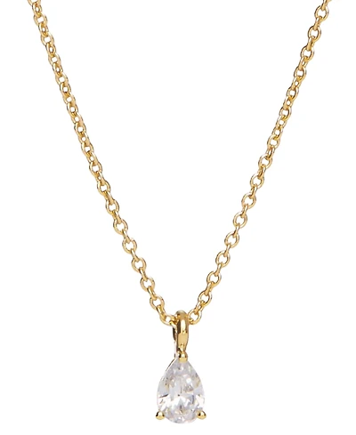Ana Luisa Elise Gold-Plated Delicate Solitaire Pendant Necklace