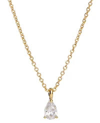 Ana Luisa Elise Gold-Plated Delicate Solitaire Pendant Necklace