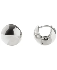 Ana Luisa Abby Mini Silver Sphere Hoop Earrings