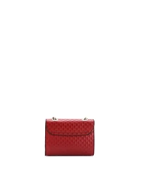 Pre-Owned Gucci Mini Emily Chain Flap Bag Microguccissima Leather