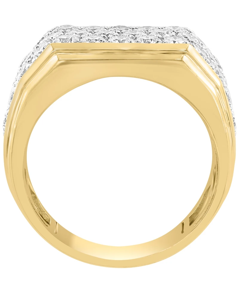 Effy Collection Lab Grown Diamond Ring (2-1/2 ct. t.w.) in Gold Over Silver