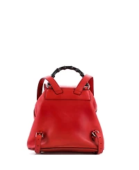Pre-Owned Gucci Medium Bamboo Tassel Backpack Leather