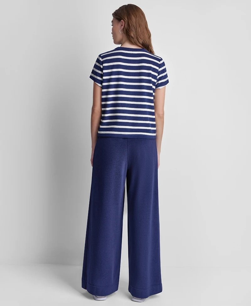 Dkny Jeans Petite Short-Sleeve Crew Neck T-Shirt