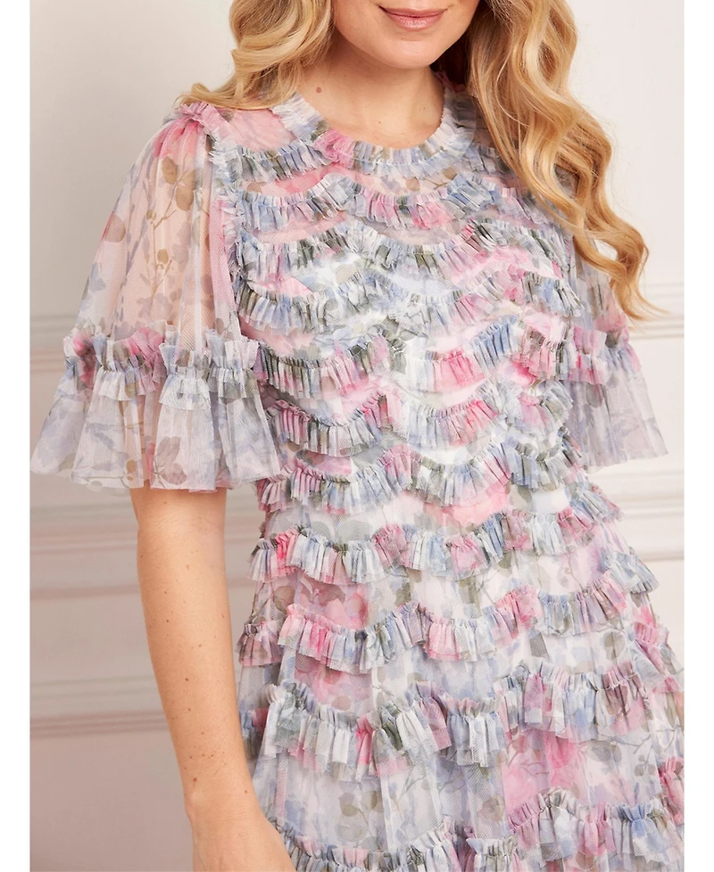 Needle & Thread Women's Camille's Garden Round Neck Dress