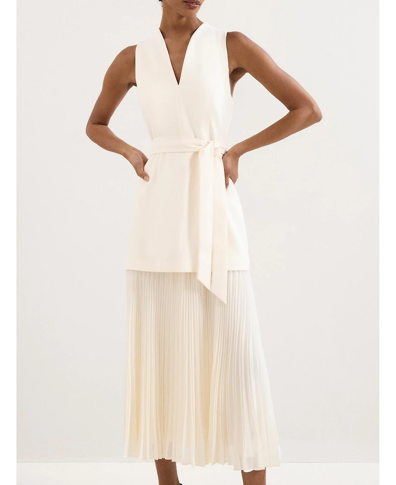 Phase Eight Women's Pia Pleated Midi Dress