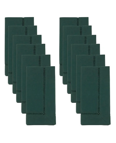 Saro Lifestyle Stitched Border Decorative Napkins